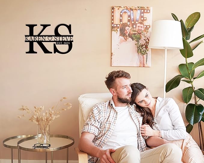 Personalized Metal Letters Sign, Anniversary Wedding Gifts Letters - Image 2