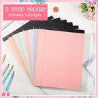 Fuutreo 8 Pcs 8.5'' x 11'' Colored Legal Pad Writing Pads Narrow Ruled 50 - Image 4