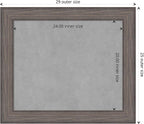 Amanti Art Grey Framed Magnetic Board 25x29 Medium Vision Board - Image 4