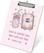 APIILVPQ Pink Clipboard, Bible Verse Clipboards by Unknown