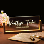 Desk Name Plate Personalized, Custom Office Light Up Name Plate - Image 8