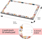 SXboxing Sticky Notes 4X6 Inches, 2 Pack Large Cute Self-Stick Pads, Bright - Image 4