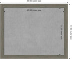 Amanti Art Grey Framed Magnetic Board 37x45 X-Large Vision Board - Image 4