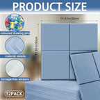12-Pack Large Felt Bulletin Board 48" x 36" Cork Board Alternative, - Image 3