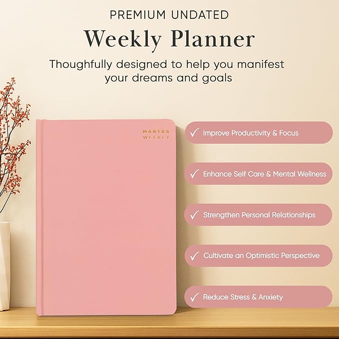 Mantra Planner 2026 Planner, Daily Journal & Gratitude Journal All-In-One - Image 2
