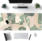Green Simple Cat Desk Mat Sleeping Cute Long Cool Mouse Pad by Mechanical+Cattle