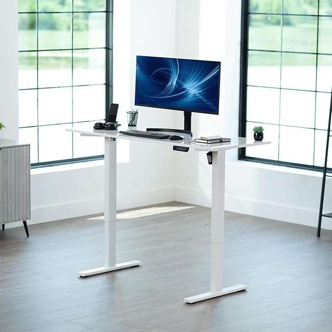 VIVO Electric Dry Erase 60 x 24 in Standing Desk, Memory Height Adjustment - Image 2