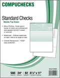 500 Blank Check Stock