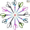 Zicolu 8.5" Scissors Bulk Set of 12-Pack, Sharp Scissors all Purpose Heavy Duty by Zicolu