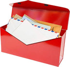 NACH Red Envelope Wall Mount Mailbox, Rust Resistant Metal Mailbox, Mailboxes - Image 8
