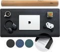 Nordik Felt and Leather Desk Mat Non-Slip by NordikByDesign