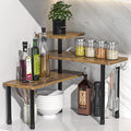 JayRex Countertop Organizer Organization, 3 Tier Moveable Corner Shelf Organizer by JayRex