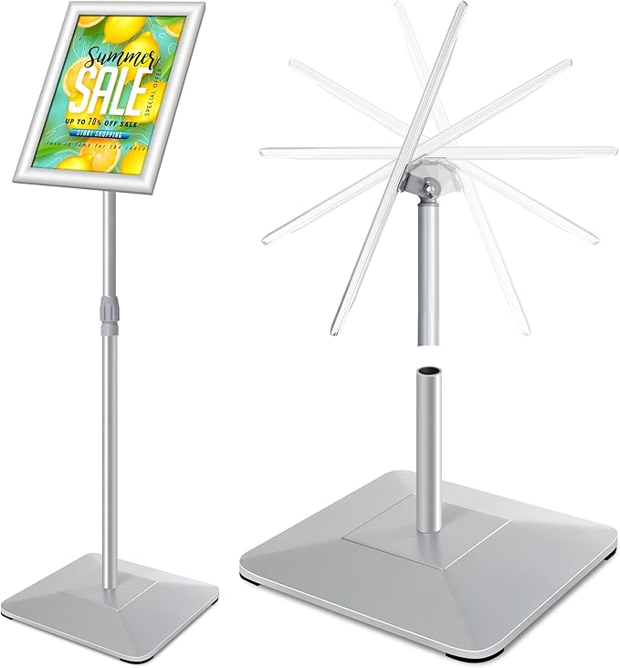 VAIIGO 8.5"x11" Pedestal Poster Sign Stand by VAIIGO