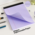 360 Sheets Purple Legal Pads 8.5" x 11" Pack of 12 Note Pads Wide Ruled Lined - Image 4