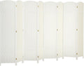 HOMCOM Room Divider, 8 Panel Folding Privacy Screen, 5.6' Tall Freestanding