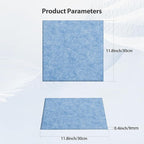 Amantech 12 Pack Acoustic Panels Self Adhesive Sound Proof Foam, High Density - Image 6