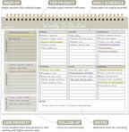 104 Pgs Weekly To Do List Notepad, 52 Duplex-Printed Undated Sheets 100 - Image 2