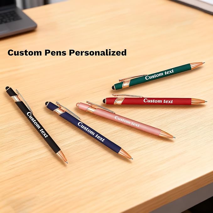 CRME Personalized Pens with Stylus Custom Pens in Bulk Customized Pen Engraved - Image 7