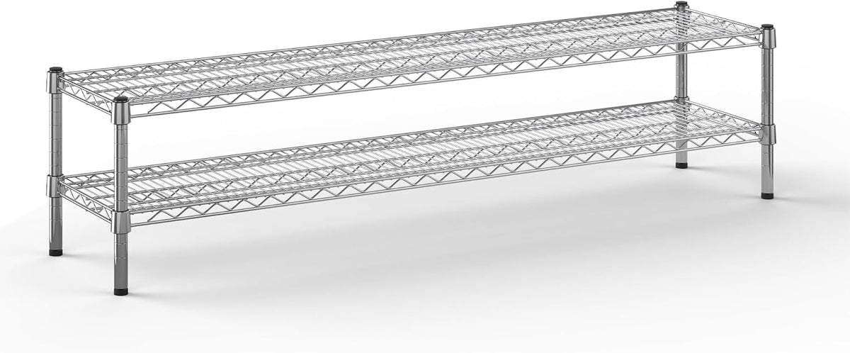 Regal Altair 14" Deep x 60" Wide x 14" Height Wire Shelving Kit | 2-Tier | NSF