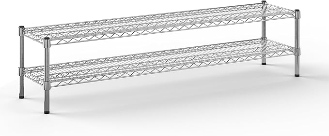 Regal Altair 14" Deep x 60" Wide x 14" Height Wire Shelving Kit | 2-Tier | NSF by Regal+Altair