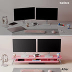 Fenge Dual Monitor Stand, Monitor Stands Riser - Image 8