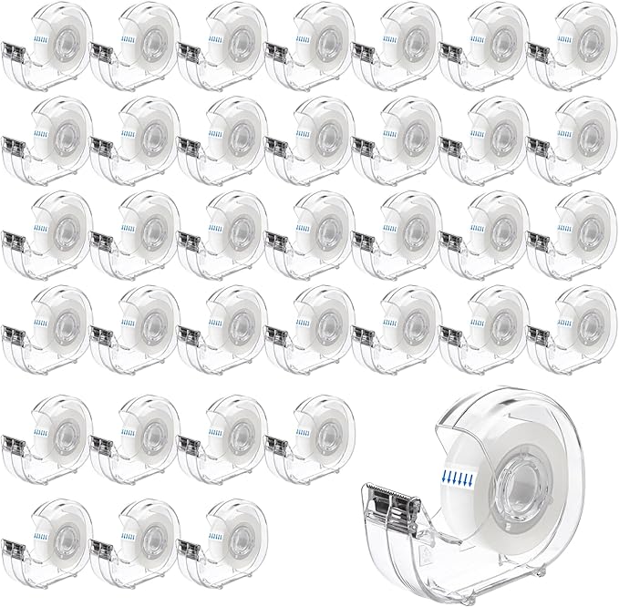 JEFURE 36 Pcs Transparent Tape by JEFURE