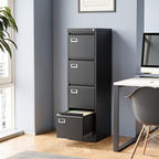 4 drawer file cabinet, filing cabinets for home shown in use