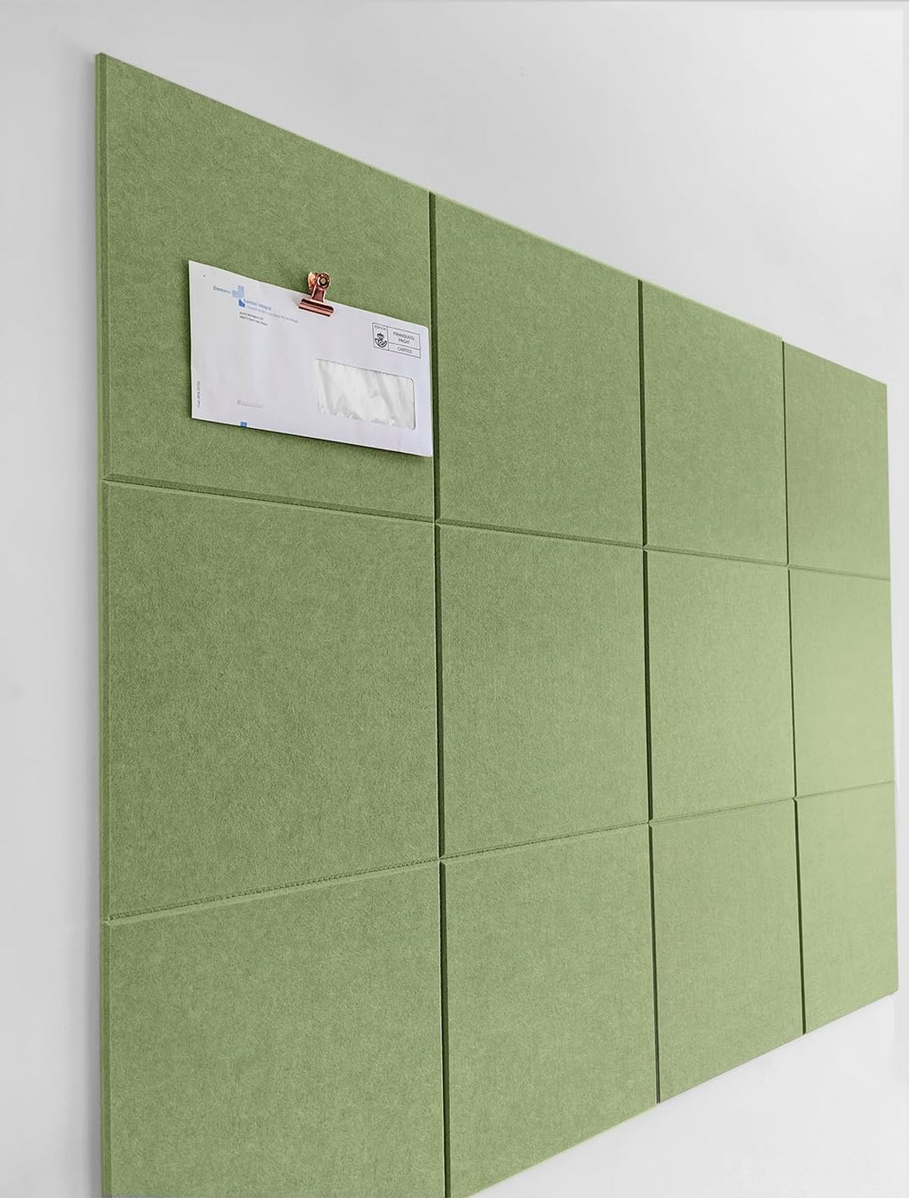 DECORITA Felt Wall Tiles | Large Cork Board Alternative | Aesthetic Felt