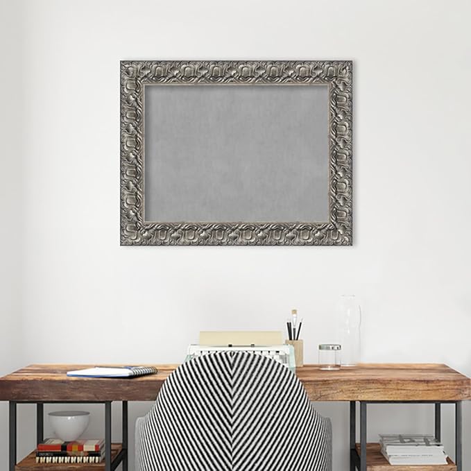 Amanti Art Silver Framed Magnetic Board 24x30 Medium Vision Board - Image 5