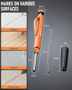 Nicpro 6 Pack Upgraded 3-IN-1 Carpenter Pencil Set - Image 5