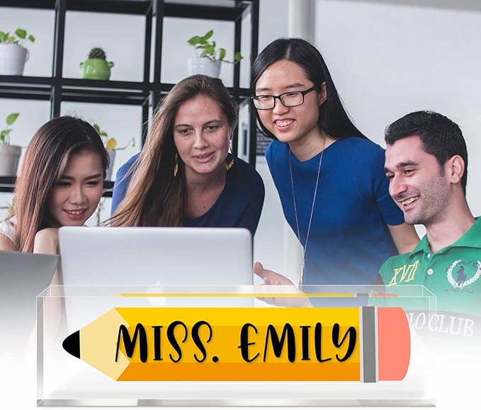 Teacher Office Desk Name Plate Personalized, Custom Name Plates - Image 4