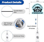 Undiagnosed But Something Ain't Right Funny Raccoon Nurse Badge Reel, Cute - Image 2