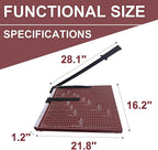 Voluda 18 Inch Guillotine Paper Cutter - Image 2