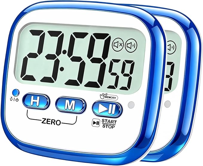 AyayaBoss 2-Pack Magnetic Kitchen Timers by AyayaBoss