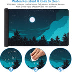 iCasso Extended Gaming Mouse Pad, Large 3mm Non-Slip Rubber Base Mousepad - Image 4