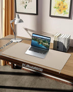 Small Desk Mat, Leather Desk Pad Protector, Desk Mouse pad, Office Desk mat - Image 7