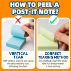 Bulk Personalized Sticky Notes 3"x3" – Custom Logo or Text Notepads, 50 Sheets - Image 3