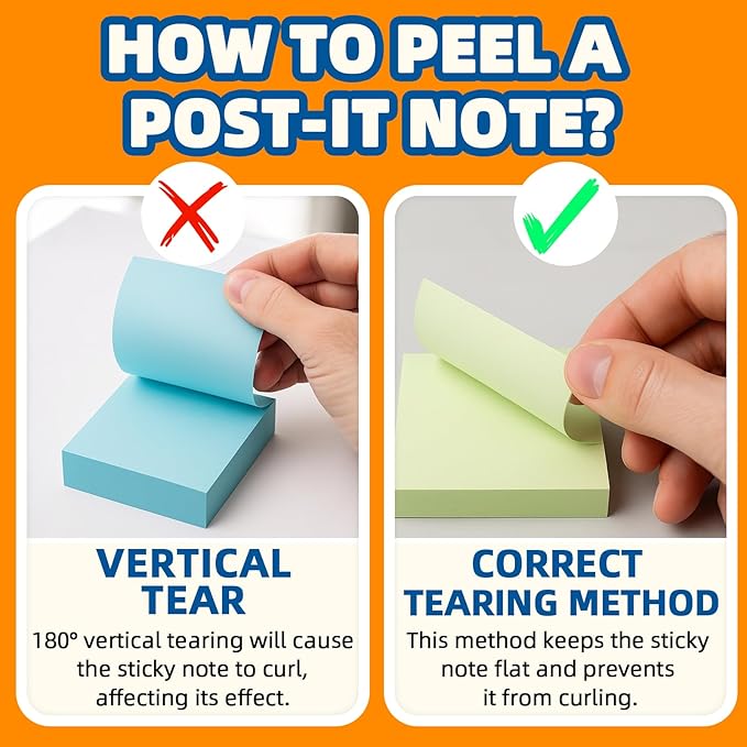 Bulk Personalized Sticky Notes 3"x3" – Custom Logo or Text Notepads, 50 Sheets - Image 3