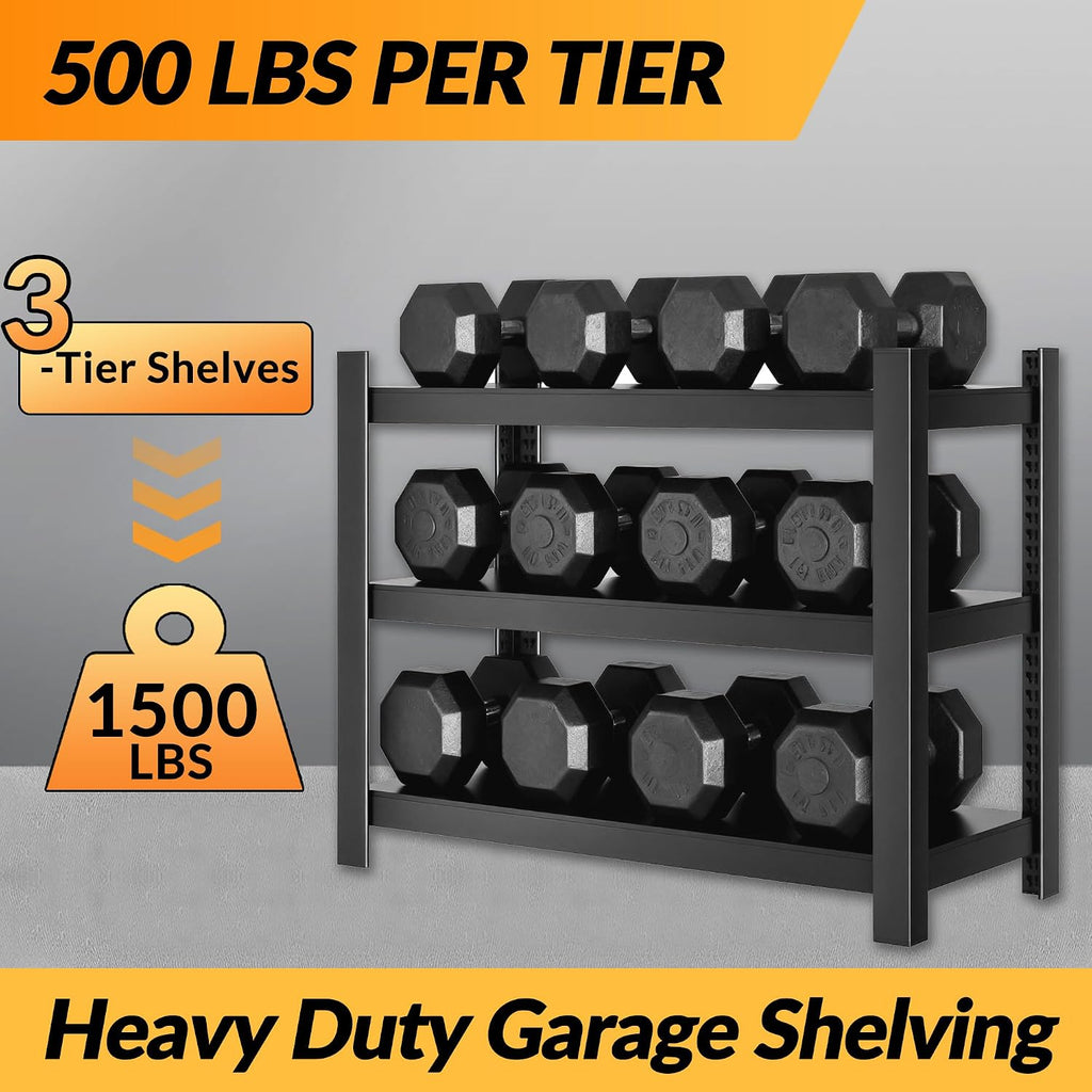 metal garage storage shelves heavy duty shelving unit, package contents