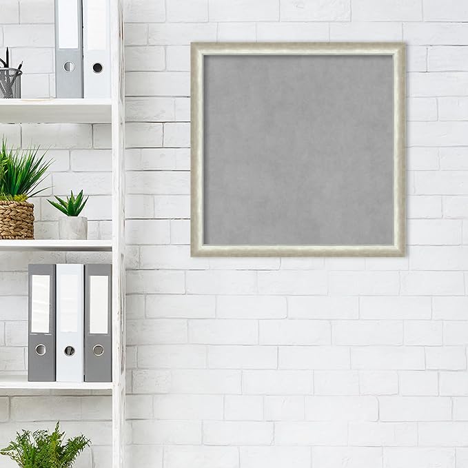 Amanti Art Silver Framed Magnetic Board 22x22 Medium Vision Board - Image 5