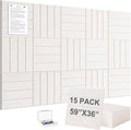 G Gamit Large Felt Wall Tiles Bulletin Board 59”x36”, Large Cork Board