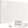 G Gamit Large Felt Wall Tiles Bulletin Board 59”x36”, Large Cork Board by GGAMIT