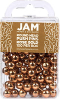 JAM PAPER Colorful Push Pins by JAMPaper