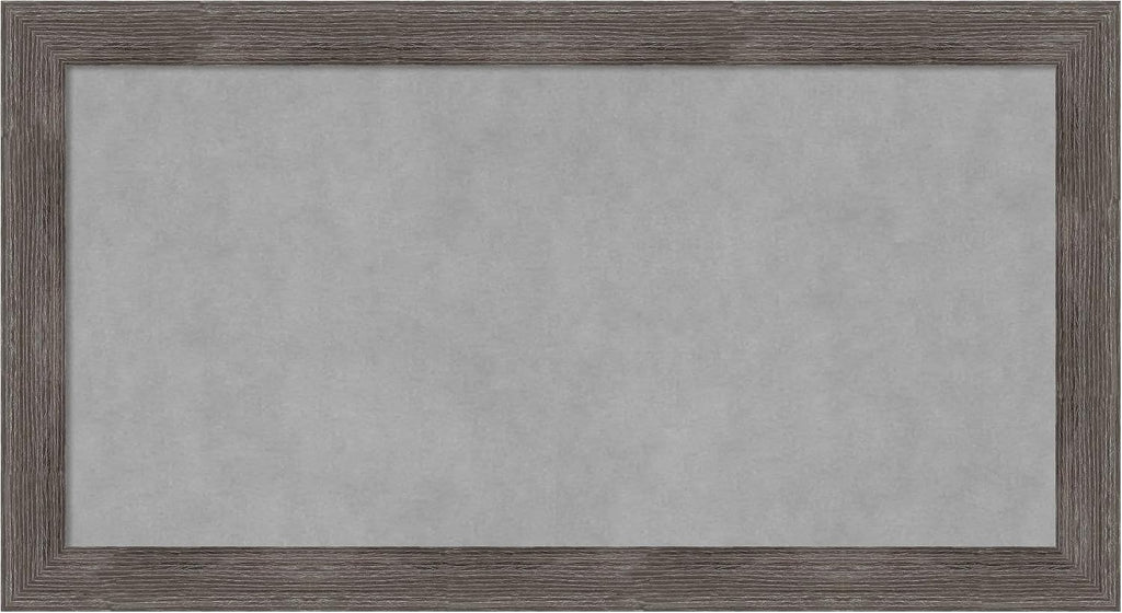 Amanti Art Grey Framed Magnetic Board 15x27 Small Vision Board
