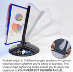 Ultimate Office AdjustaView 10-Pocket Desk Reference Organizer - Image 6