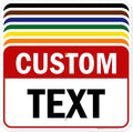 Custom Sign, Custom Sign for Business, Indoor/Outdoor use. 12x18 Inches by MySignCenter