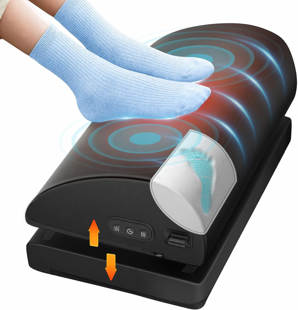 Beleduc Heated Foot Rest Under Desk at Work,Ergonomic Under Desk Foot Stool