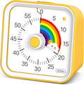 Visual Timer for Kids with Pause Function, Cute Silent Timer with Rainbow for by InfPokidCuteVisualTimer