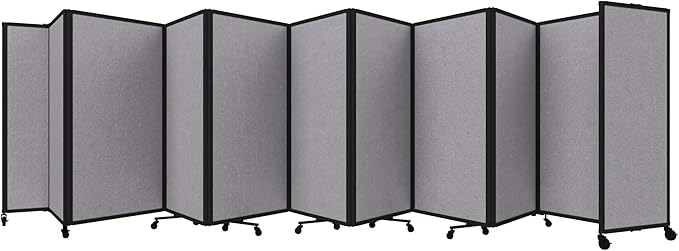 Versare Room Divider 360 Portable Wall Partition | Folding Panels | Large by VERSARE