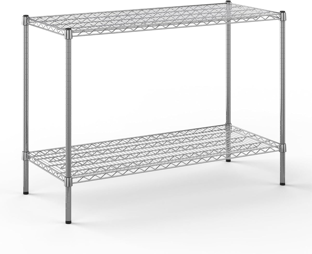 Regal Altair 21" Deep x 48" Wide x 34" Height Wire Shelving Kit | 2-Tier | NSF